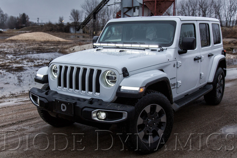 Diode Dynamics 18-21 Jeep JL Wrangler/Gladiator Hood Bracket Kit thumbnail 9