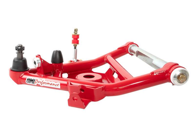 UMI Performance 73-87 GM C10 Street Performance Lower Control Arms - Red thumbnail 4