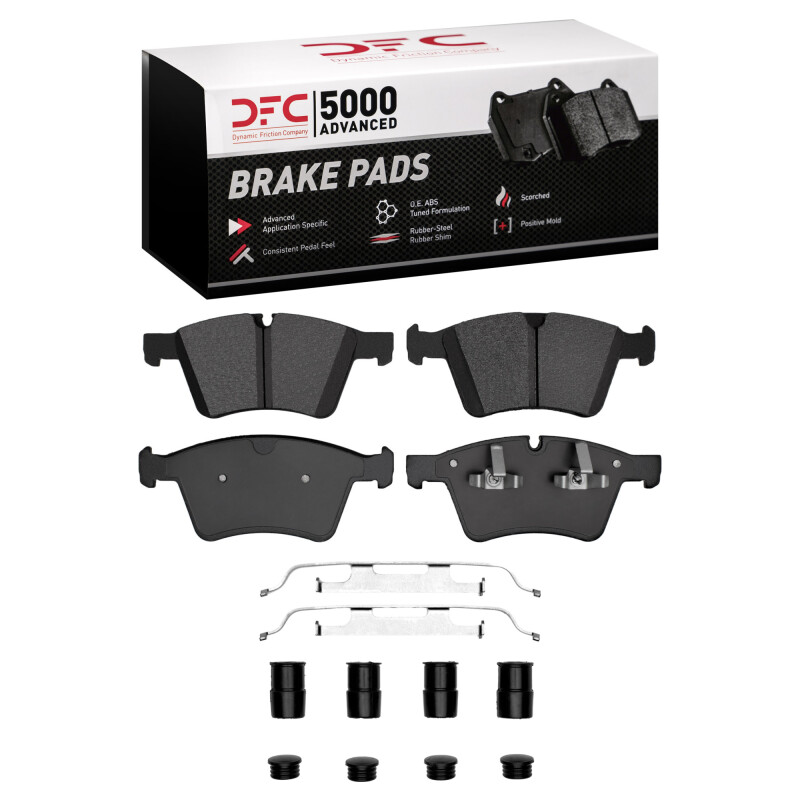 DFC 5000 Advanced Pads - Low-Metallic and Hardware Kit