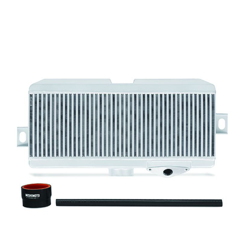 Mishimoto MMTMIC-STI-08SLBK Performance TMIC, Black Hoses Silver Cooler, fits Subaru WRX STI 2008-2021