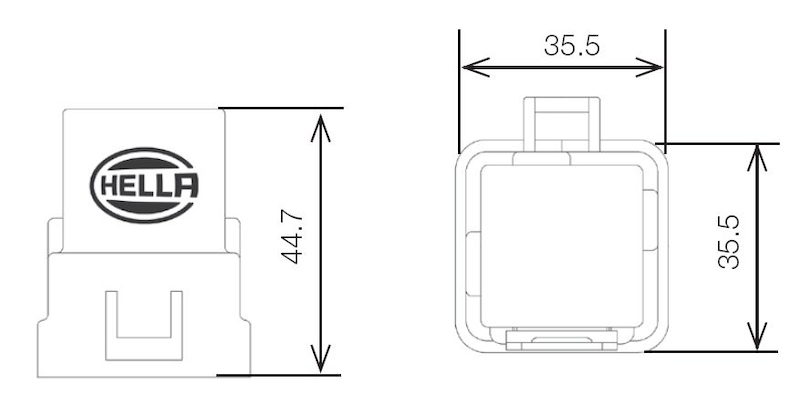 Hella Relay 12V 20/40A Spdt Res Wthr thumbnail 9
