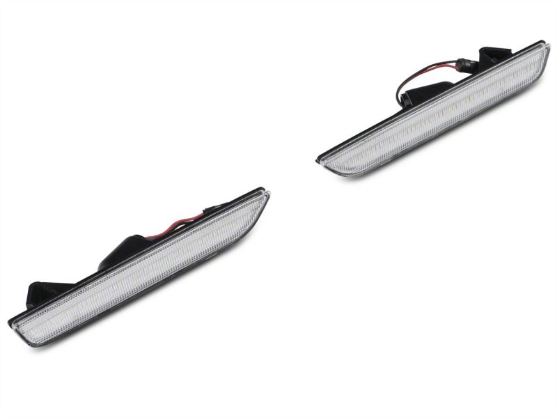 Raxiom 10-14 Ford Mustang Axial Series LED Side and Quarter Marker Lights- Clear thumbnail 2