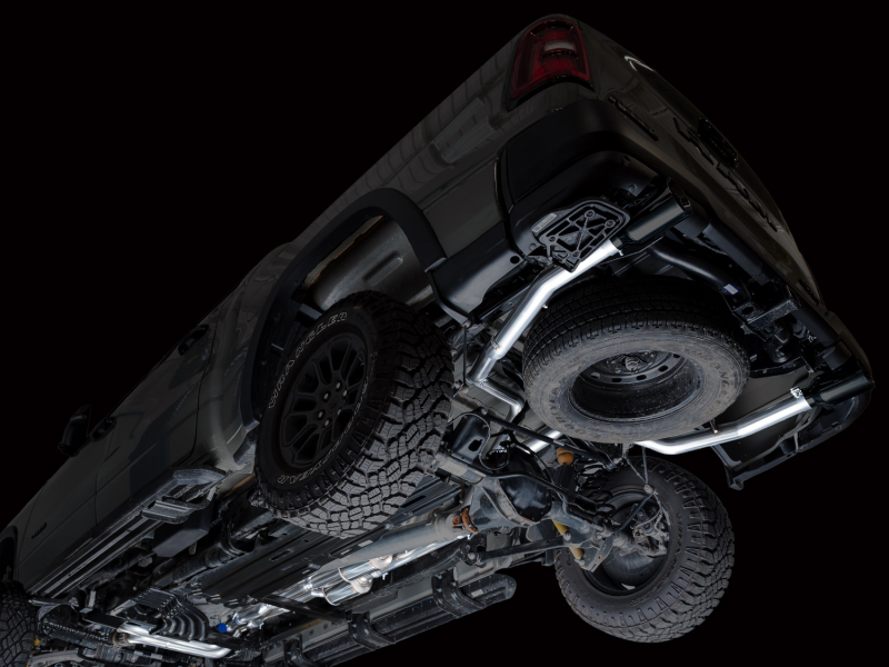 AWE Tuning 2025+ RAM 1500 3.0TT Rebel 0FG Cat-Back Exhaust w/ Diamond Black Tips thumbnail 5