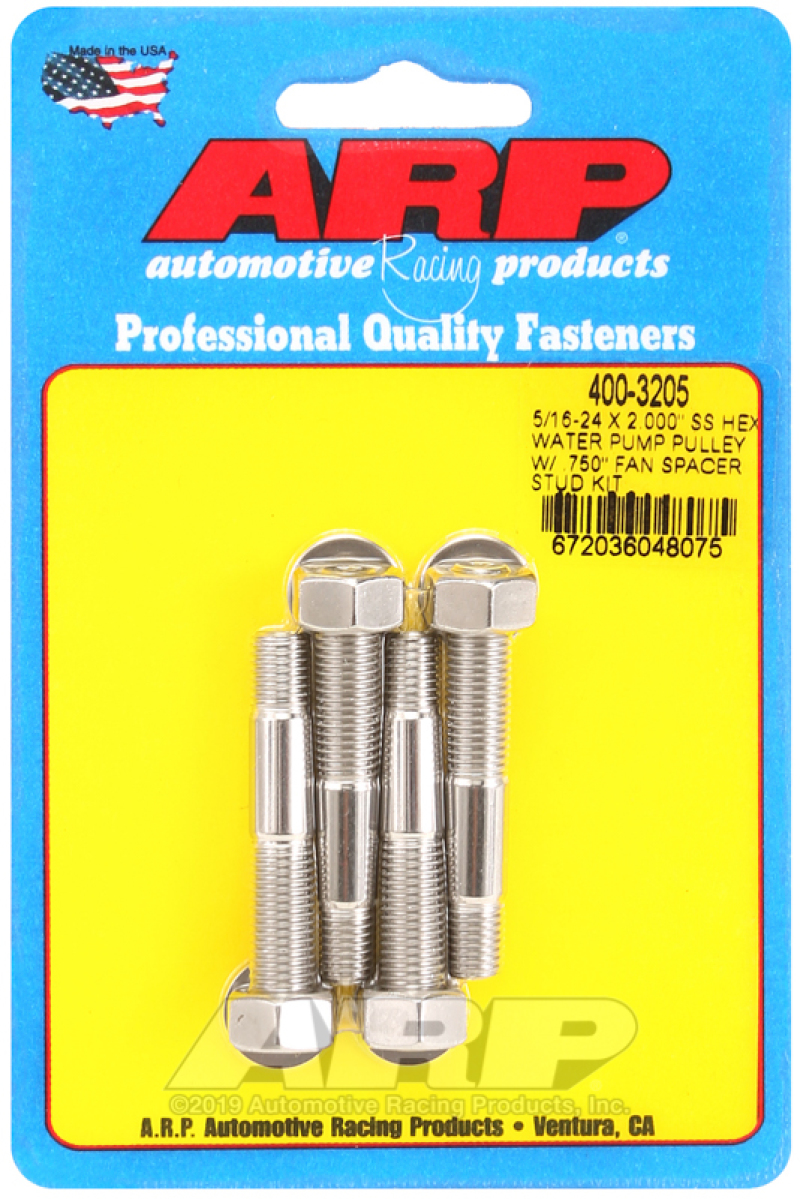 ARP Water Pump Pulley Stud Kits