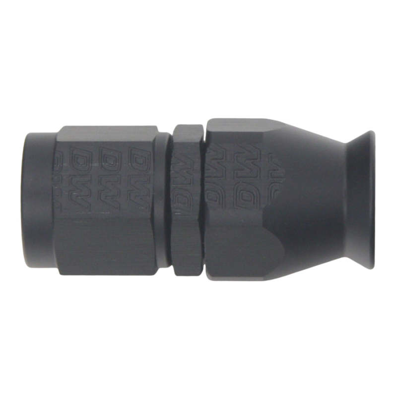 DeatschWerks 6AN Female Swivel Straight Hose End PTFE (Incl 1 Olive Insert) - Anodized Matte Black thumbnail 2
