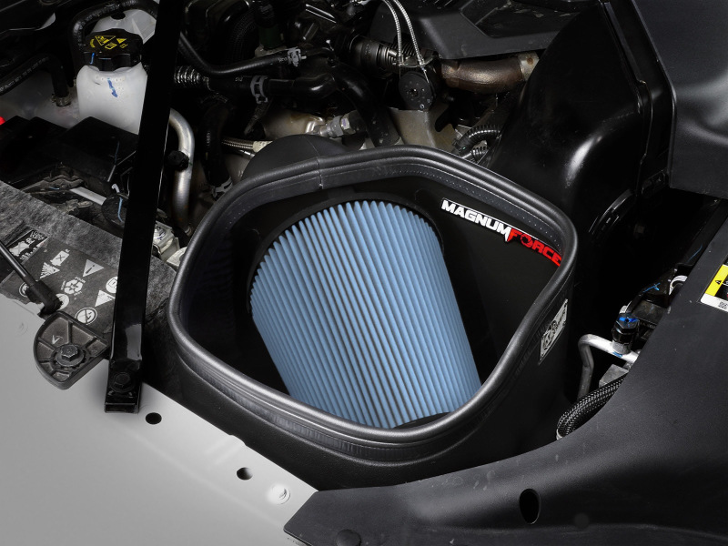 aFe Magnum FORCE Stage-2 Cold Air Intake Sys w/ D2 Dura-Dry Filter RAM Diesel Trucks 19-24 L6-6.7L thumbnail 6