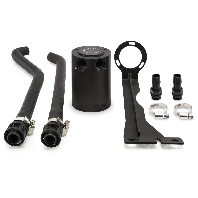 Mishimoto 2014+ Ford Fiesta ST Baffled Oil Catch Can Kit - Black thumbnail 2