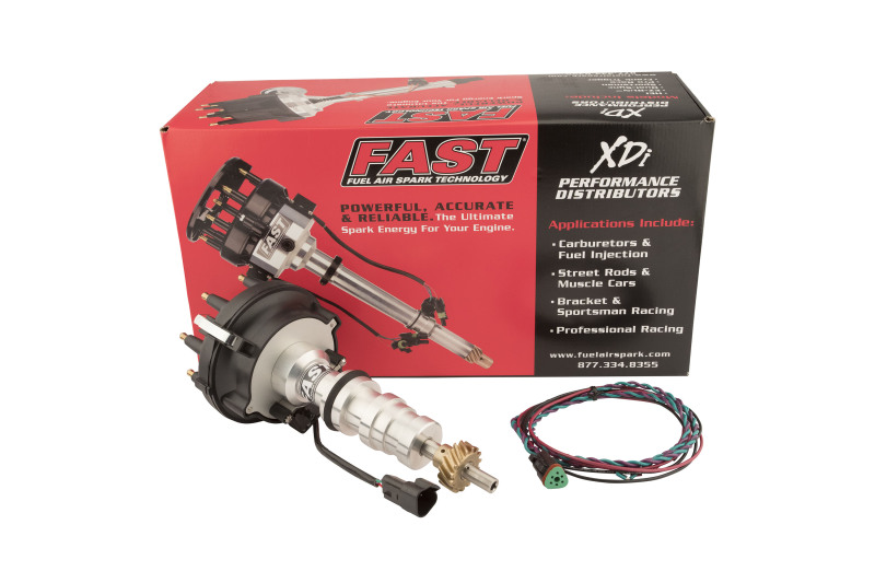 FAST XDi Race EFI Distributors 1000-1616EFI Distributor, EFI, Billet, Hall Effect Trigger, Locked Advance, Large Cap, Ford, Big Block FE, Each thumbnail 3