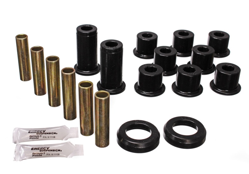 Energy Suspension 82-04 GM S-10/S-15 Pickup 2WD / 82-04 S-10 Blazer Blk Rear Leaf Spring Bushing Set thumbnail 3