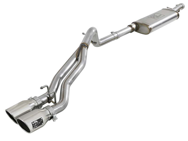 aFe Rebel Series 2.5in SS Cat-Back Exhaust w/ Polished Tip 07-18 Jeep Wrangler (JK) V6 3.6/3.8L 4dr thumbnail 2