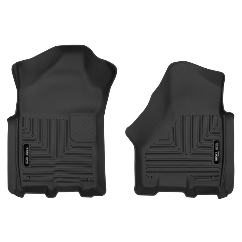 Husky Liners 19-22 Dodge Ram 2500/3500 CC/EC X-Act Contour Black Front Floor Liners thumbnail 2