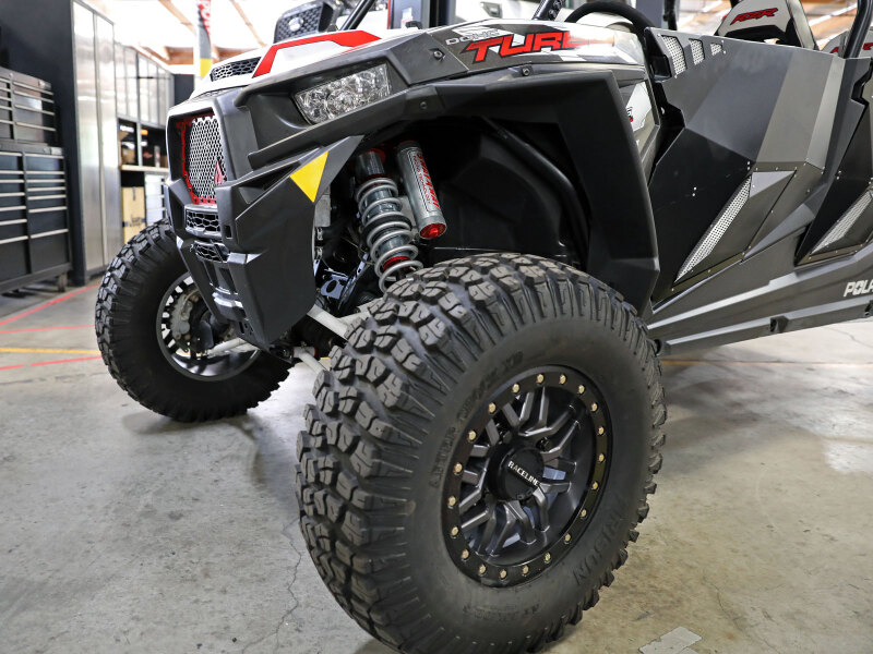aFe 14-16 Polaris RZR 925/1000cc Sway-A-Way 2.5 Front Coilover Kit w/ PB Reservoirs and Comp Adj thumbnail 8