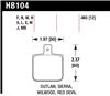 HAWK HPS Brake Pad Sets