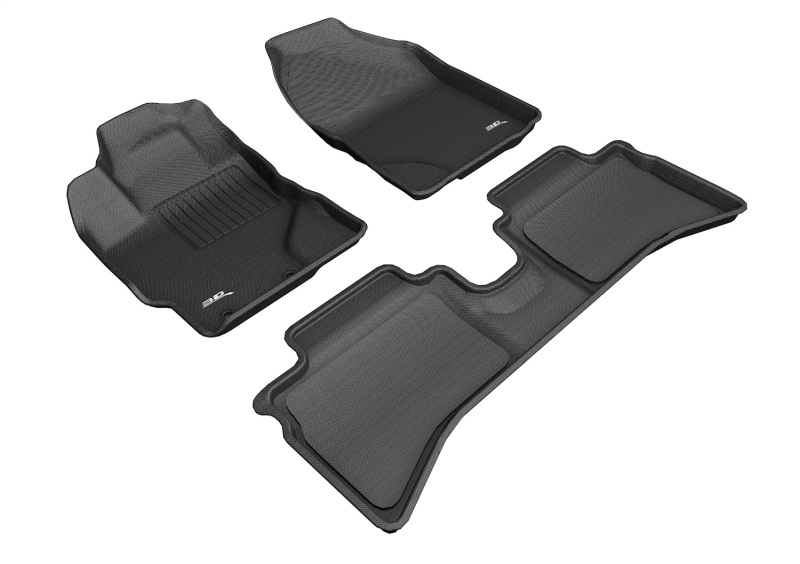 3D MAXpider 16-19 Toyota Prius C Kagu Black Full Set thumbnail 3
