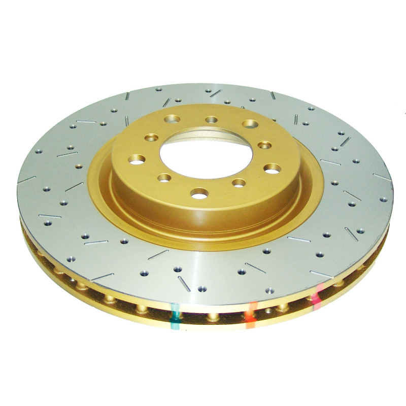 DBA HD Series 4000XS Brake Rotors DBA42850XS Disc Rotor, Cross-Drilled, Slotted, 4000 XS Series, Uni-Directional, BMW, Front, Each thumbnail 5