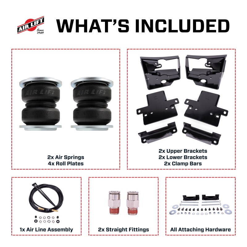 Air Lift LoadLifter 5000 Air Spring Kit for 23-25 Toyota Sequoia 4WD thumbnail 4