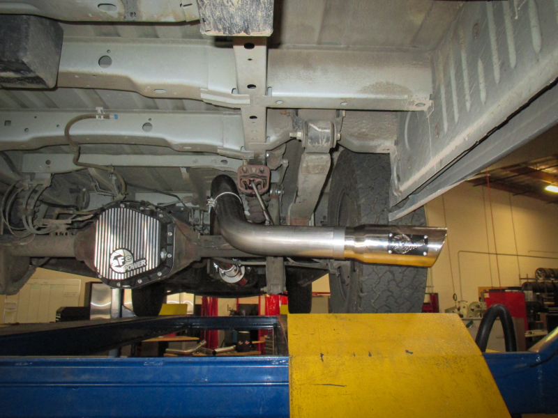 aFe Vulcan Series 3.5in 409 SS Cat-Back Exhaust 13-19 Ford Transit V6 3.5L (TT) w/ Black Tips thumbnail 8