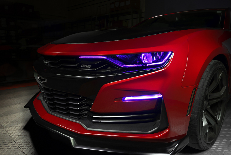 Oracle 19-21 Chevy Camaro SS/RS RGBW+A Headlight DRL Upgrade Kit - ColorSHIFT 2 thumbnail 7
