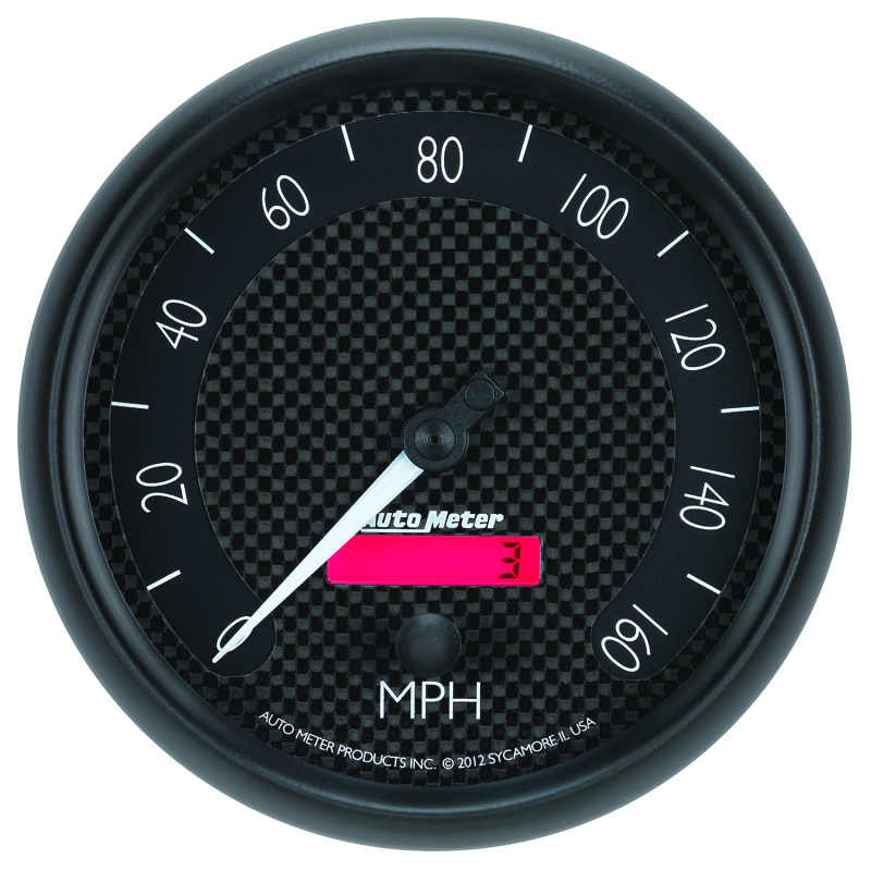 Autometer GT Series 5in In Dash 0-160 MPH Electronic Programmable Speedometer thumbnail 8