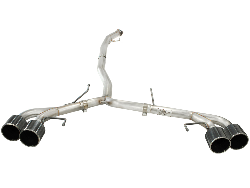 aFe Takeda 3in SS Exhaust Cat-Back 09-14 Nissan GTR V6 3.8L Carbon Fiber Tips thumbnail 7