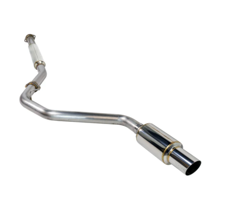Remark 22+ Subaru WRX (VB) R1 Spec Single-Exit Stainless Catback Exhaust (Resonated)