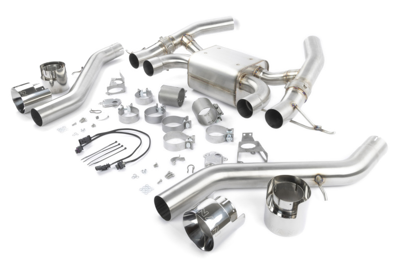 Dinan 23-26 BMW M2 (G87) Valved Axleback Exhaust System - Polished Tips thumbnail 3