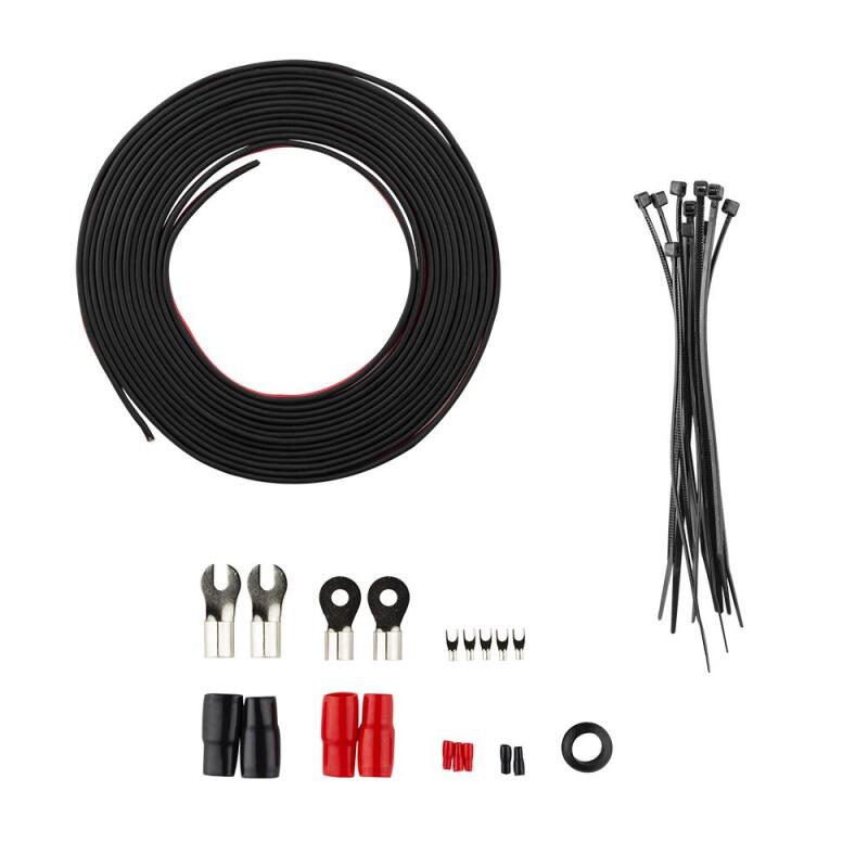 DS18 4-GA Amplifier Install Kit- Red thumbnail 2