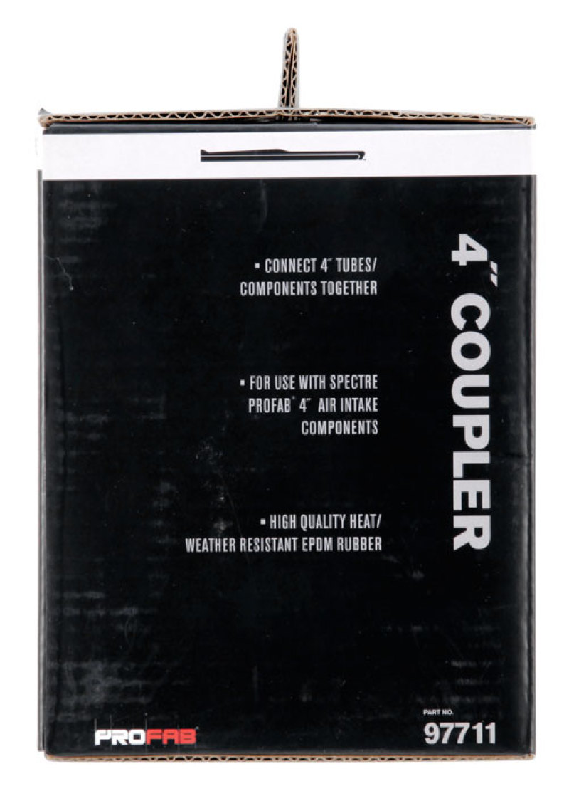 Spectre Coupler 4in. ID - Black thumbnail 4
