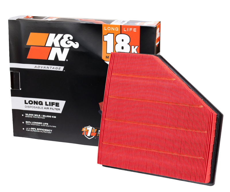 K&N Advantage Air Filter 18K Miles BMW 320I L4-2.0L F/I 2015-2020 thumbnail 3