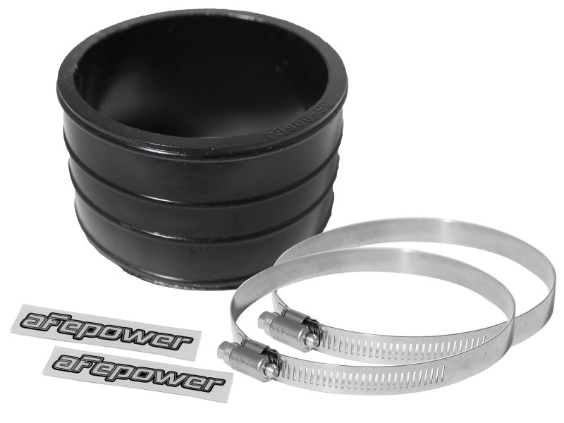 aFe Magnum FORCE Cold Air Intake System Spare Parts Kit (3in ID x 2in L) Straight Coupler - Black thumbnail 2