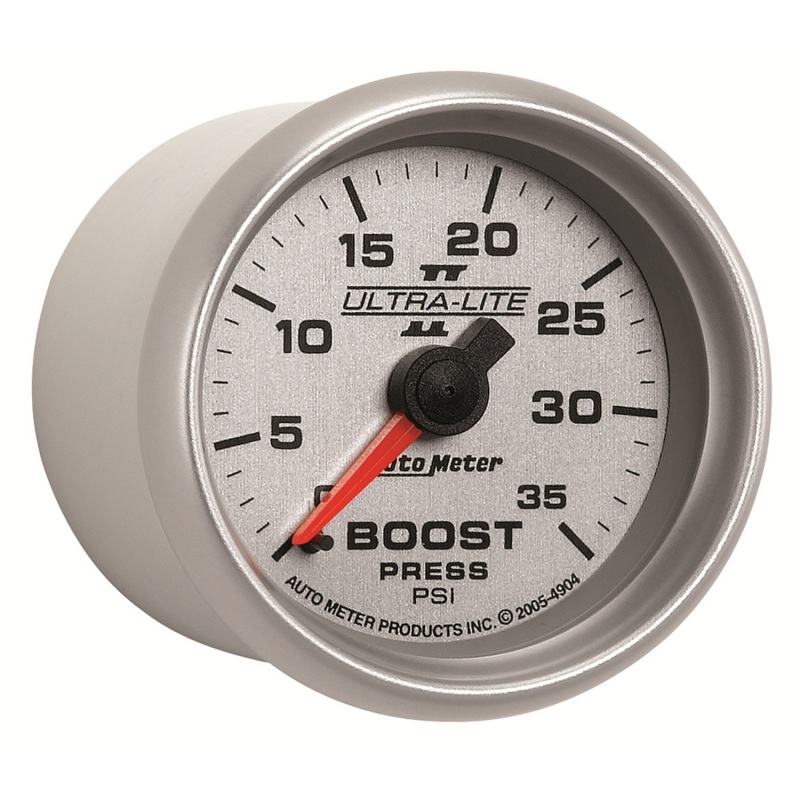 Autometer UL II Boost Gauge 2-1/16in Mechanical Pressure Ultra-Lite Gauge 35PSI thumbnail 9