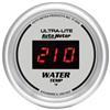 Autometer Ultra-Lite 2-1/16in 340 Deg F Silver Dial Digital w/ Red LED Water Temperature Gauge thumbnail 6