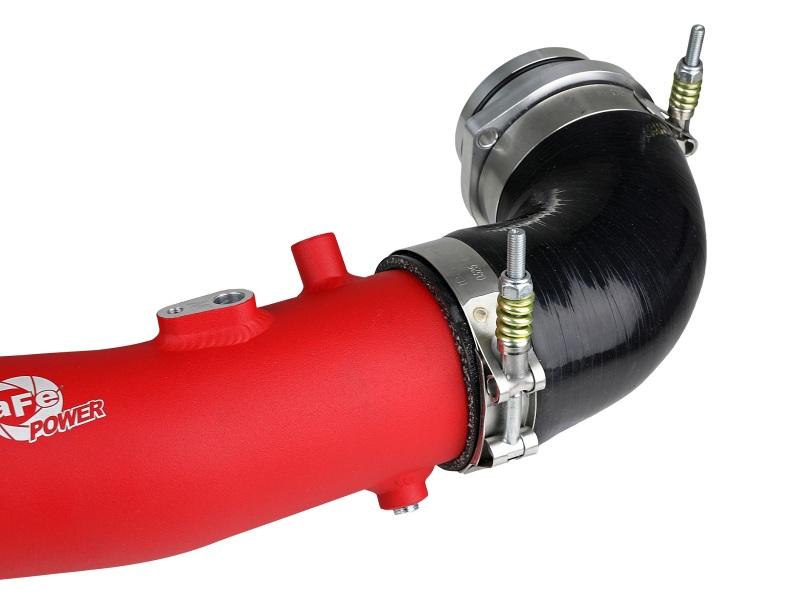 BladeRunner 2-1/2 IN Aluminum Hot Charge Pipe Red