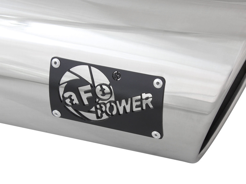 aFe Diesel Exhaust Tip Bolt On Polished 4in Inlet x 6in Outlet x 15in Long thumbnail 8