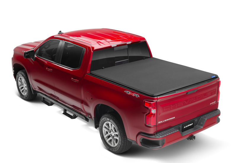 Lund 14-17 Chevy Silverado 1500 (6.5ft. Bed) Genesis Elite Tri-Fold Tonneau Cover - Black thumbnail 7