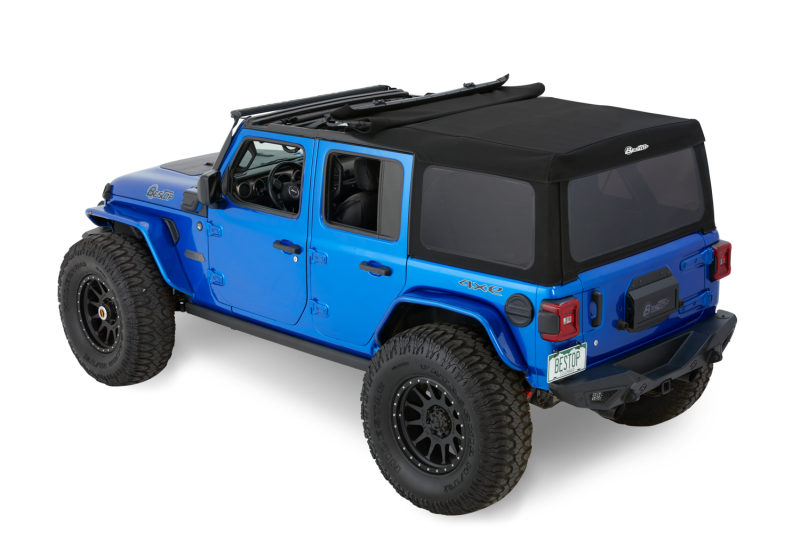 Bestop 18-26 Jeep Wrangler JL 4-Door Supertop (Premium Black Twill)
Supertop