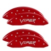 MGP 4 Caliper Covers Engraved Front & Rear Gen 2/Viper Red finish silver ch thumbnail 8