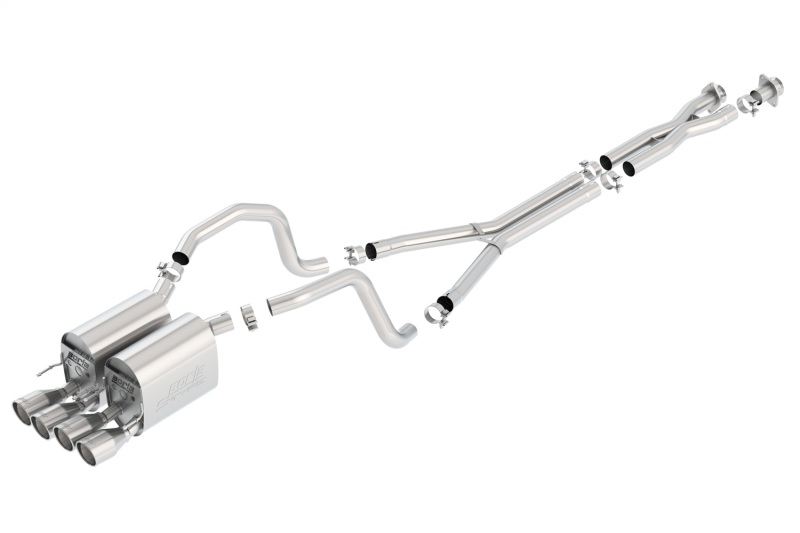 Borla 05-08 Chevrolet Corvette Coupe/Conv 6.0L/6.2L 8cyl 4spd/6spd RWD inS-Type IIin Catback Exhaust thumbnail 4