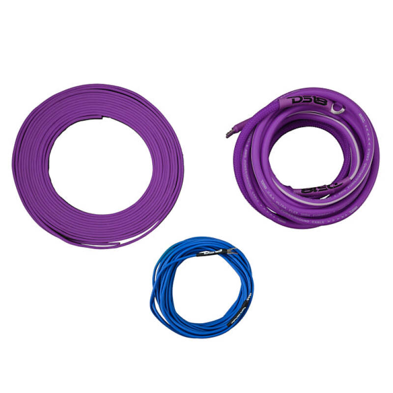DS18 8-GA Amplifier Install Kit Advance- Purple thumbnail 2