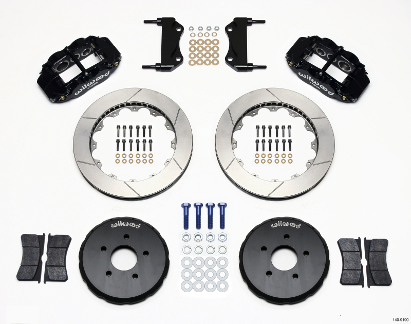 Wilwood Narrow Superlite 6R Front Hat Kit 13.06in Nissan 350Z/Fiti G35