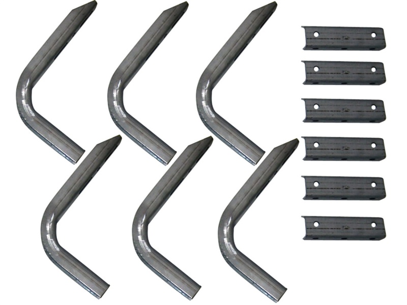 Lund 06-10 Jeep Commander EZ Running Board Mounting Bracket Kit - Brite thumbnail 2
