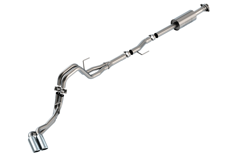 Borla F-150 2021 2.7L/3.5L 4dr CC SB EC STB Lari/King R/Plinum/LTD 3/2.25 DSE CB S-Type CHR Tips thumbnail 2