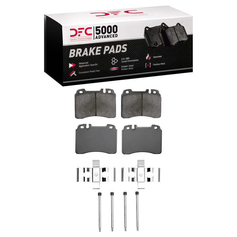 DFC 5000 Advanced Pads - Low-Metallic and Hardware Kit