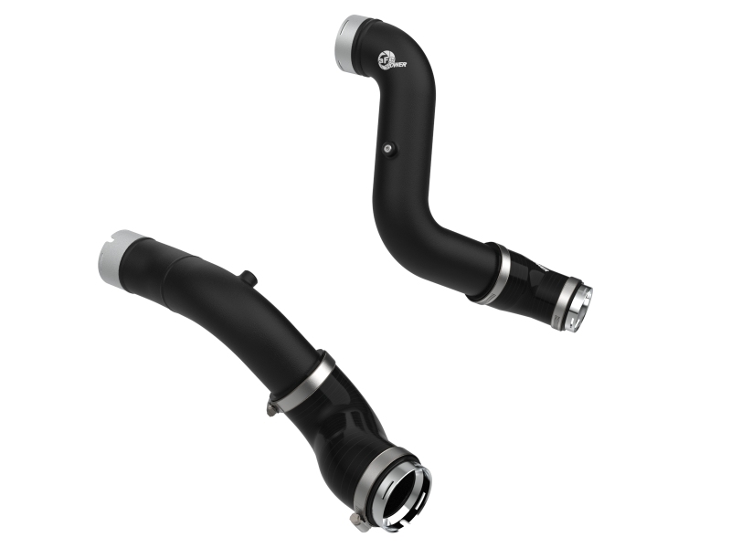BladeRunner 2-1/2 IN & 3 IN Aluminum Hot and Cold Charge Pipe Kit Black