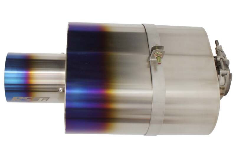 GReddy - Universal Titanium Oval Muffler 2.5in ID Muffler Inlet thumbnail 4
