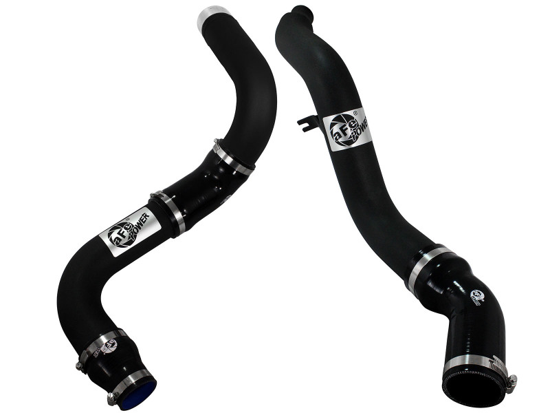BladeRunner 3 IN Aluminum Hot and Cold Charge Pipe Kit Black