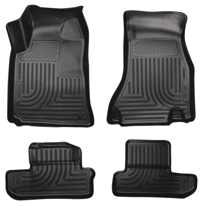 Husky Liners 08-12 Dodge Challenger WeatherBeater Combo Black Floor Liners thumbnail 2
