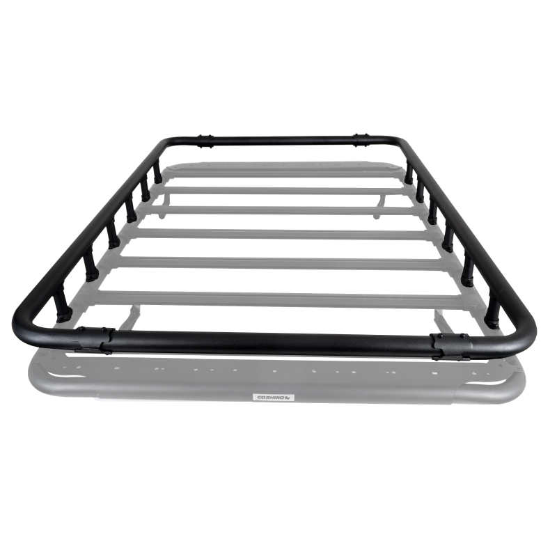 Go Rhino SRM500 Quad Rail Kit (For 75in. Long Rack) - Tex. Blk (Rails ONLY - Req. Platform) thumbnail 4