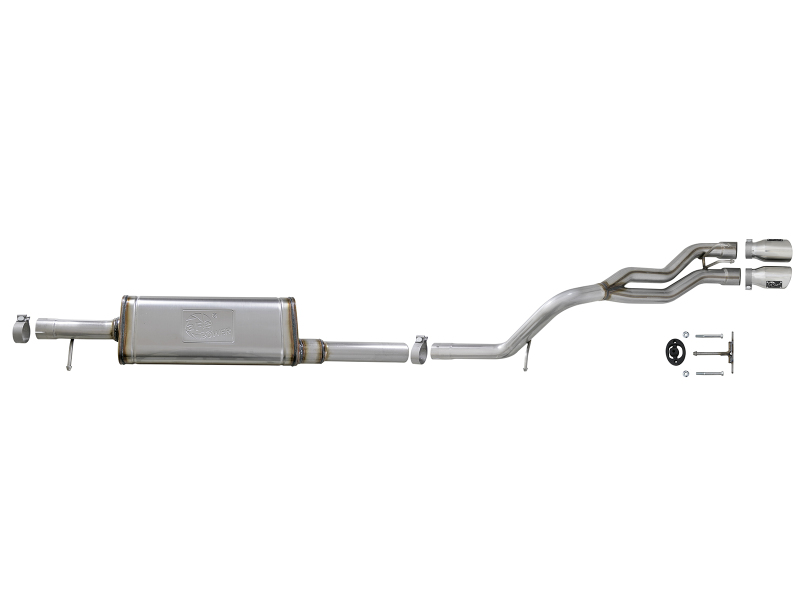 aFe Rebel Series 2.5in SS Cat-Back Exhaust w/ Polished Tip 07-18 Jeep Wrangler (JK) V6 3.6/3.8L 4dr thumbnail 5