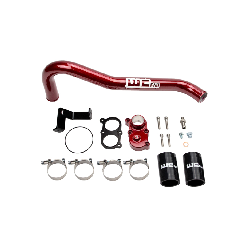 Wehrli 06-10 Duramax LBZ/LMM Thermostat Housing Kit - WCFab Red
Tstat H Kit 06-10 RE